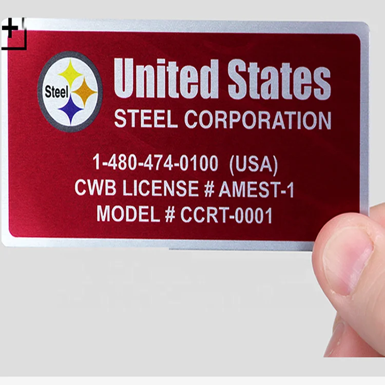 Custom Metal Brand Logo Label Tags Nameplate 3d Aluminium Logo Plate