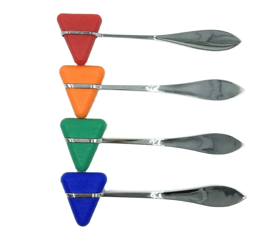 medical grade triangle percussion reflex hammer zinc PVC