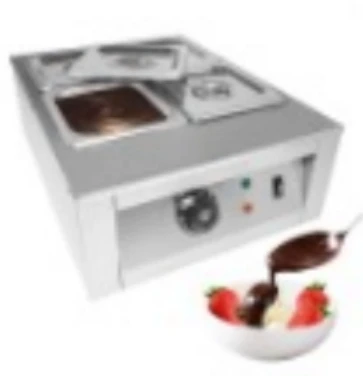 One tank chocolate melter with 4 1/6 GN Tray for Commercial Used