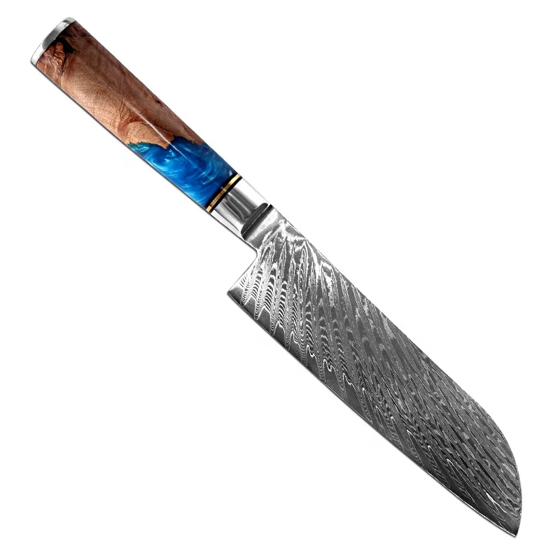 Damascus Custom 8 inch Cuchillo Damasco Chef Knife Stainless Steel Japanese Messer Set Knife Kit