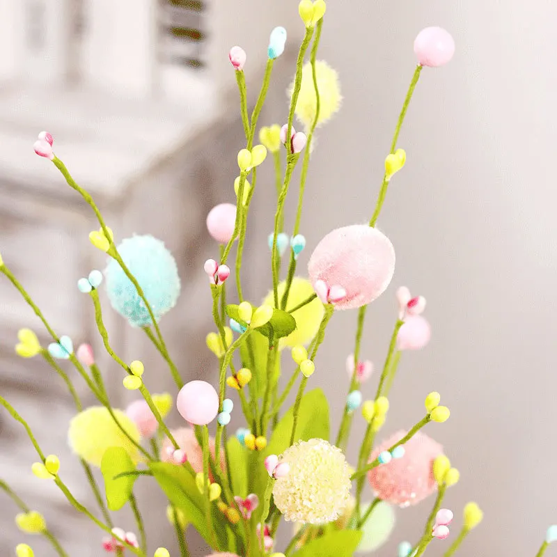 Wholesale Easter Decoration Colorful Easter Eggs Table Decoration Premium Easter Home Decorative Trees