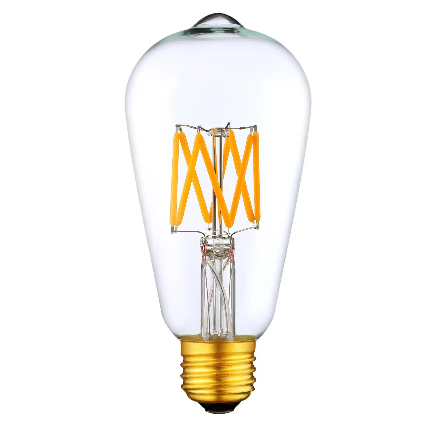 ST64 Dimmable LED Bulbs Guirlande E27 E26 Base Glass decorative bulbs Indoor Bedroom lamp filament bulbs