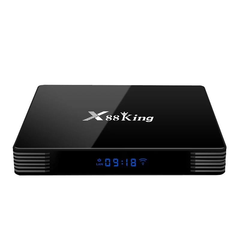 OEM новейший мощный процессор Amlogic S922X 6-core CPU X88 King с Android 9 0 4 Гб + 128 4K мини медиальной