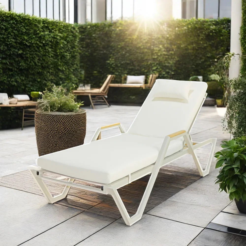 garden furniture folding beach swimming chaise lounge chairs pool outdoor sun lounger outdoor chaise lounge