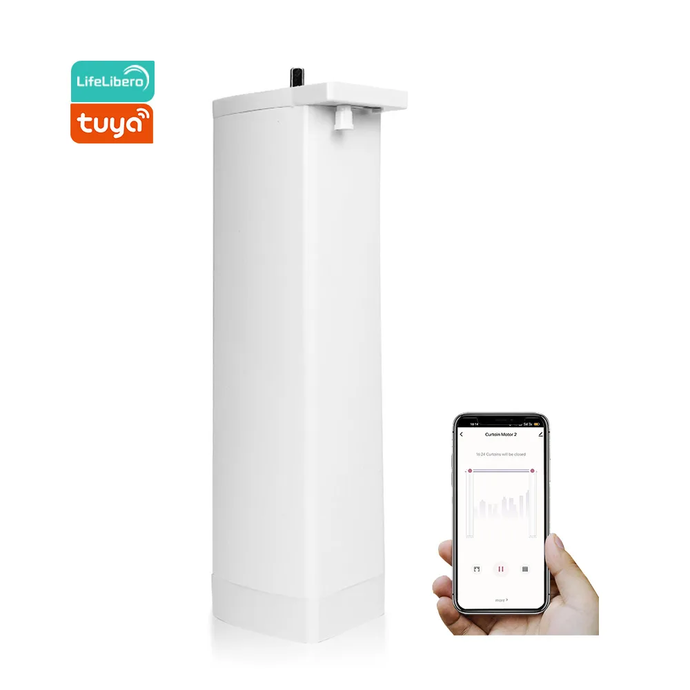 LifeLibero Tuya Electric Window Opener Alice Remote Controller As Pair Zigbee Automatic Smart Curtain Motor for Smart Home Life