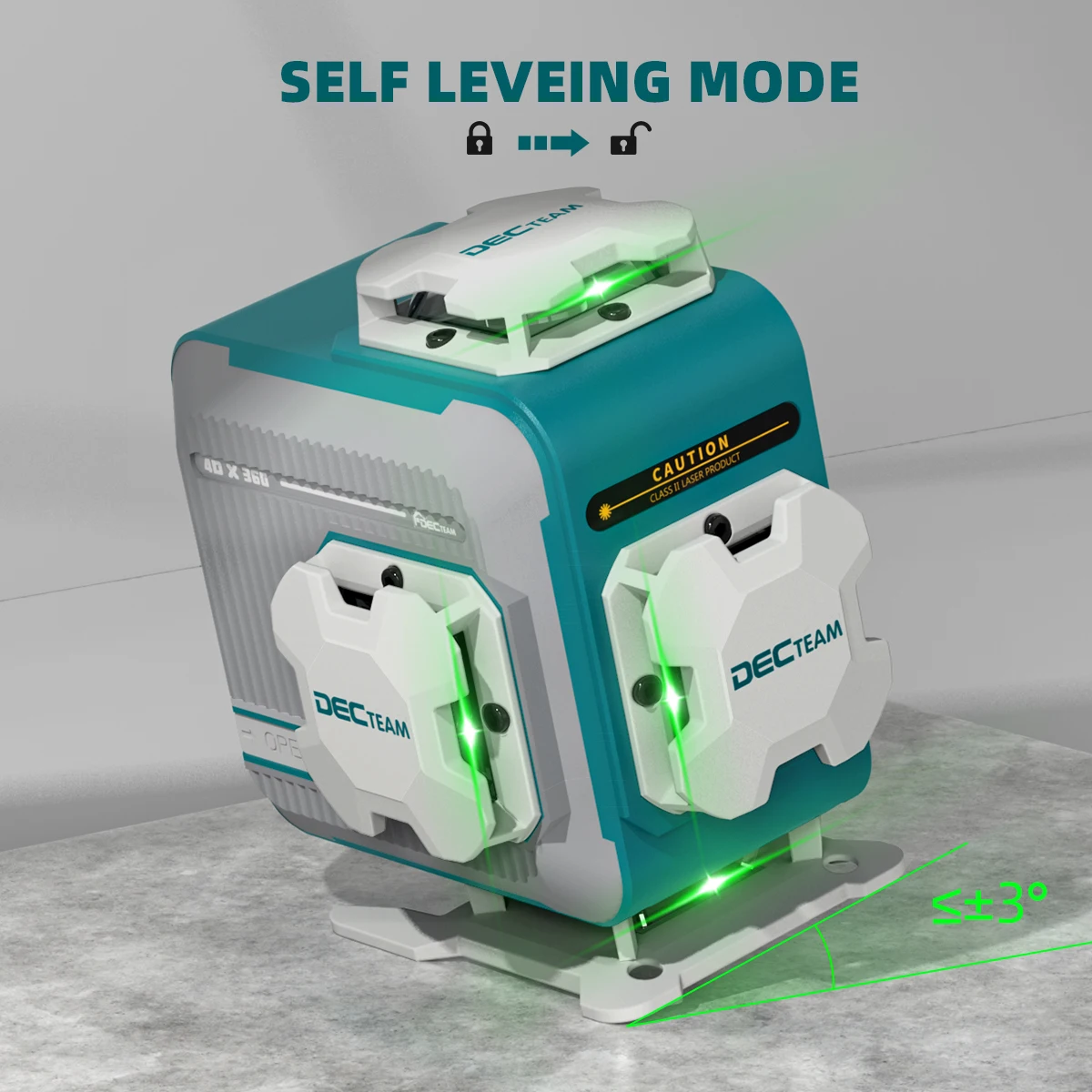 M04CG 4x360 4D Nivel Laser Level Concrete Self Leveling Water Proof Device huepar 4D laser level