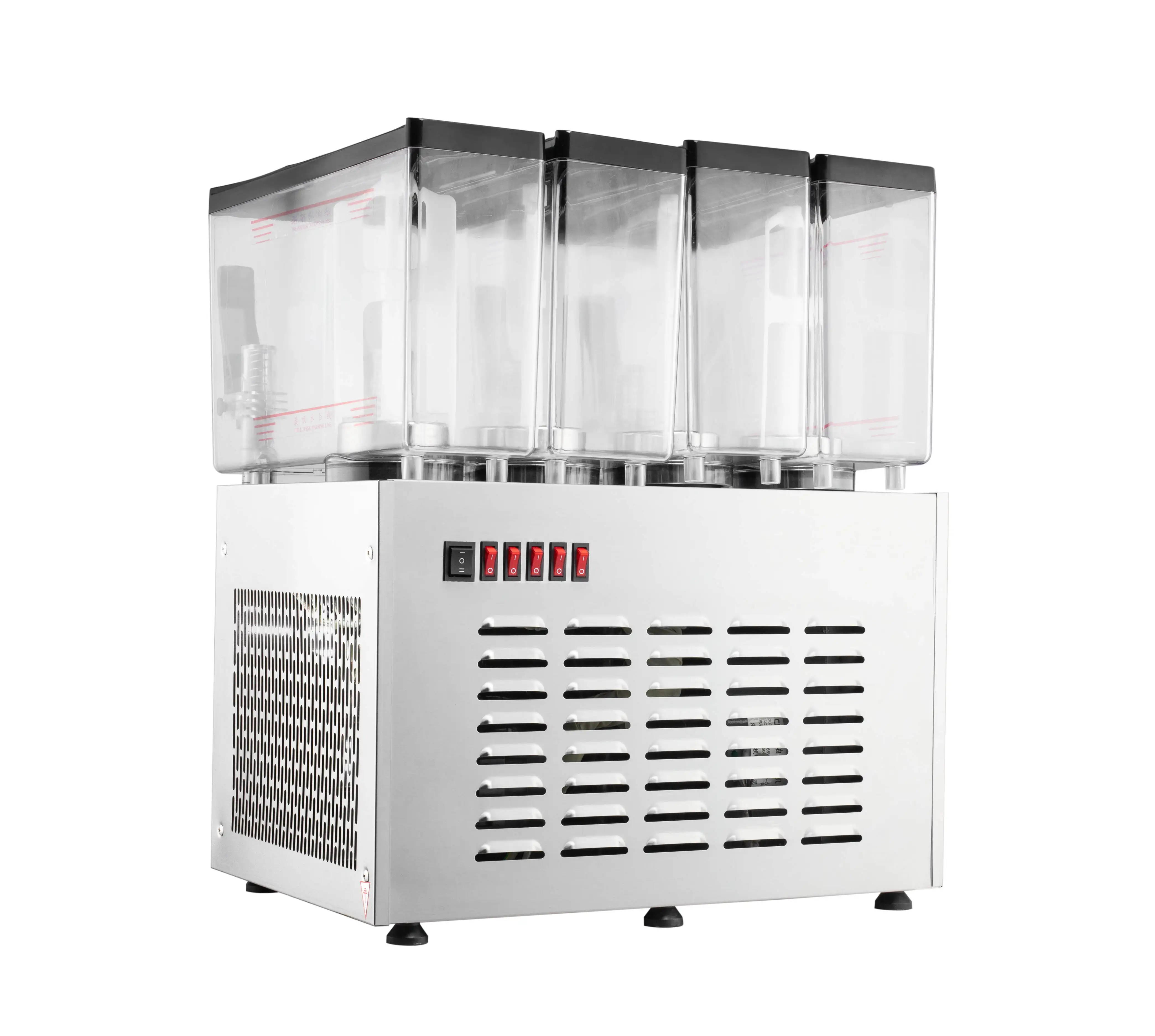 Диспенсер для сока SPACE, четырехкратная чаша, 4x10 л, машина для питья фруктов, хит продаж, аппарат для напитков YSJ12x4