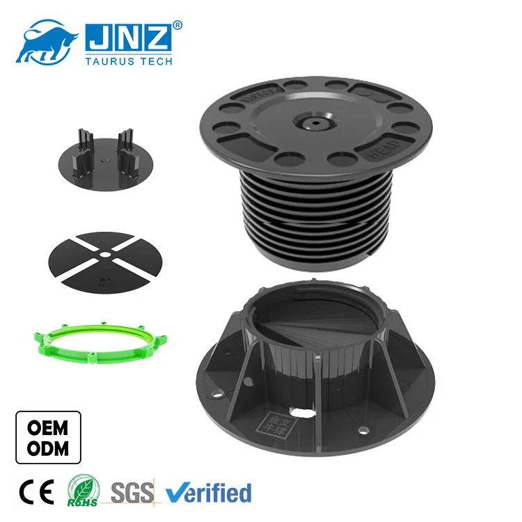 JNZ height range 335-420mm adjustable tile pedestal raised floor support pedestal