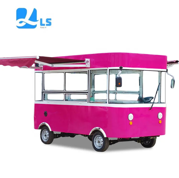Customized Electric Food Truck Street Kitchen Dining Car Ce Dot Approved Mobile Food Cart With Cooking Equipment