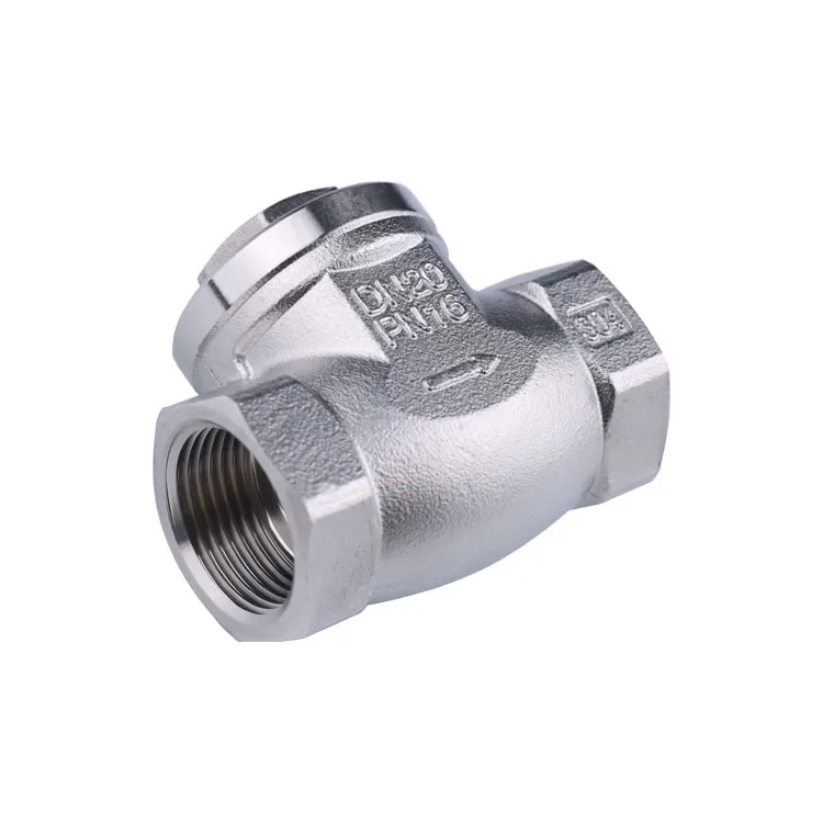 1/2in 304 stainless steel Horizontal  Check Valve Fluid Horizontal Check Valve