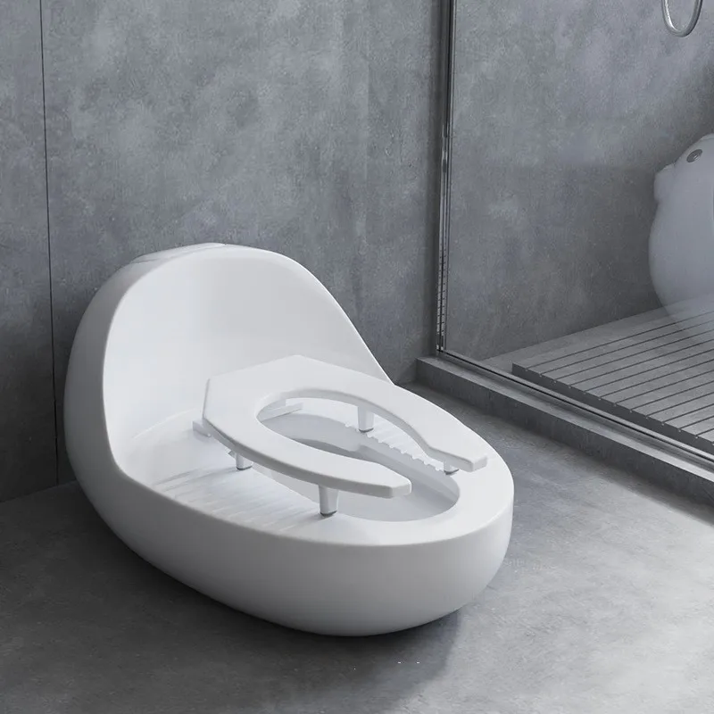 Лучший дизайн, встроенная двойная модель, белая керамическая сиденье для унитаза, бесшумная Нескользящая Ванная комната для использования в семье