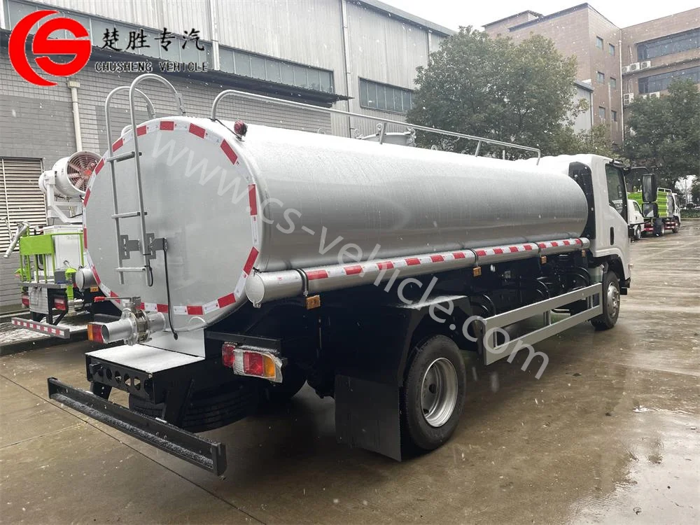 Isuzu New 10000L Water Tank Truck for Sales Drinking Water Transporting Stainless Steel Water Tanker Trucks