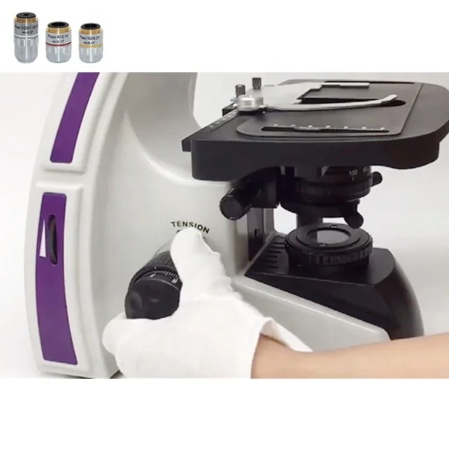 Student education binocular microscope science microscope trinoculaire