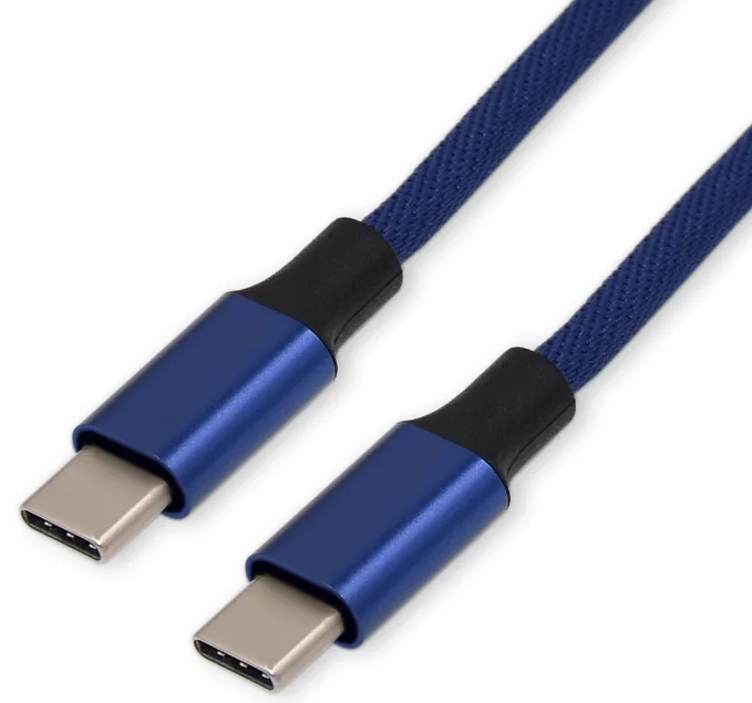 2M 6.7FT Long PD USB-C to USB C Braid Cable Fast Charging for Macbook Laptop Phone
