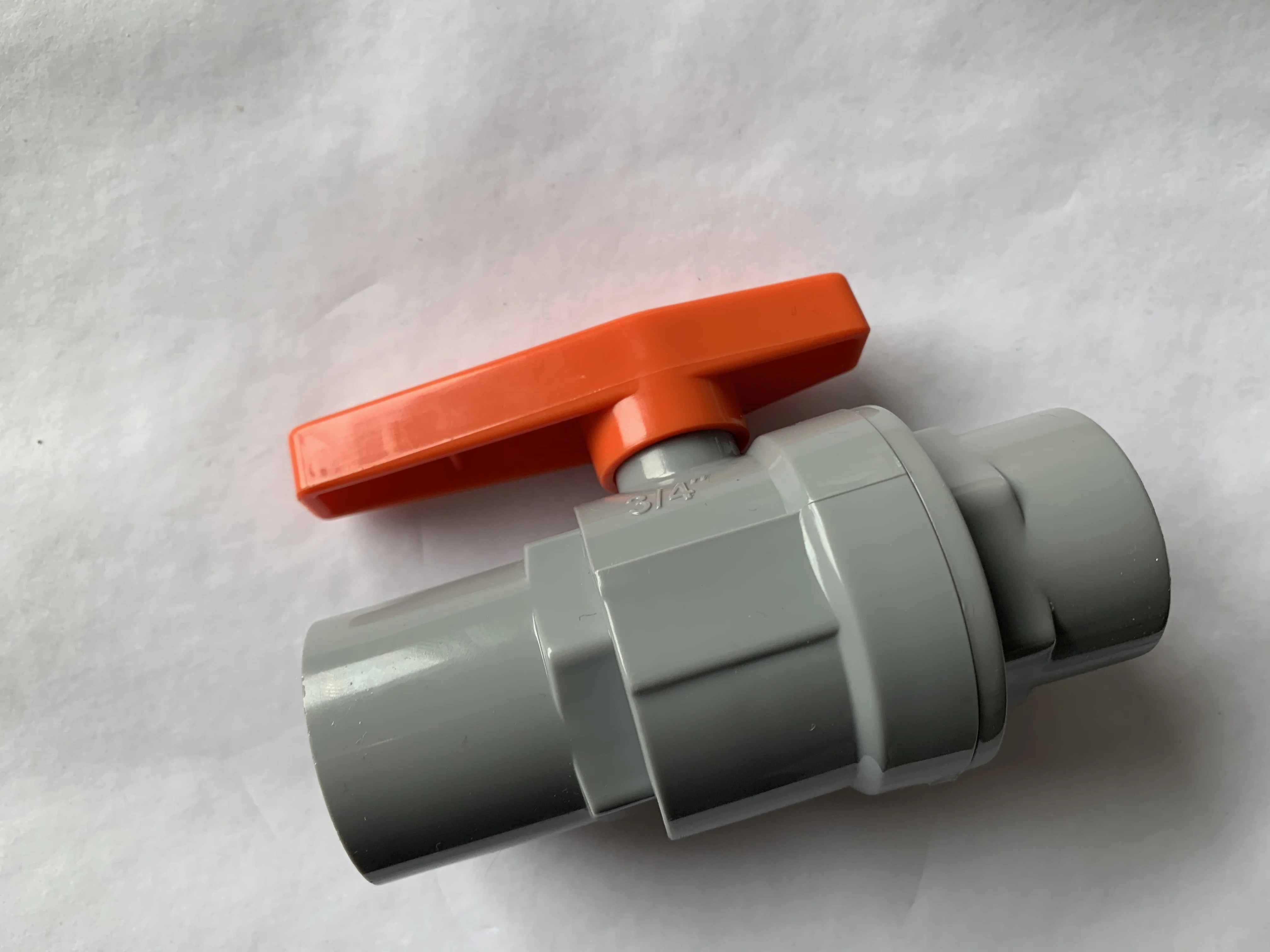 2022  hydroseal male socket slip thread connector PVC octagonal ball valve -upvc valve (BD-1601)
