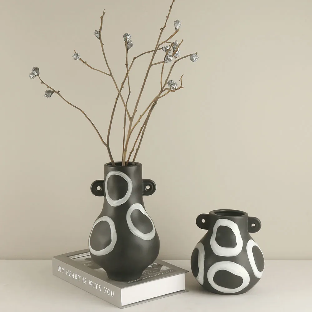 Hand Made Antique Wholesale Ceramic Vase Classical Painting Decor Custom Design