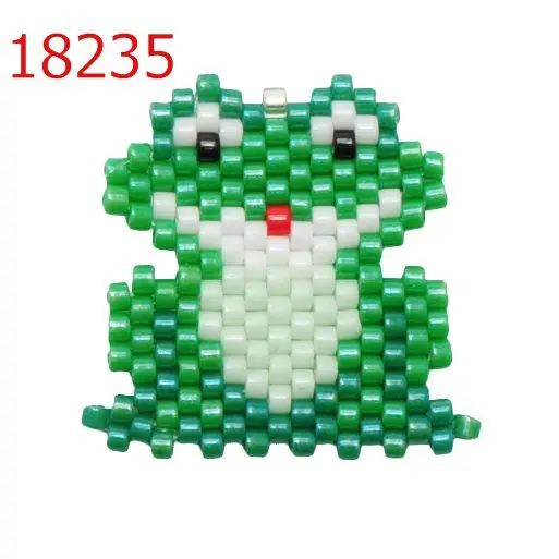 Fashion handmade miyuki small animal pendant frog charm bracelet accessories diy
