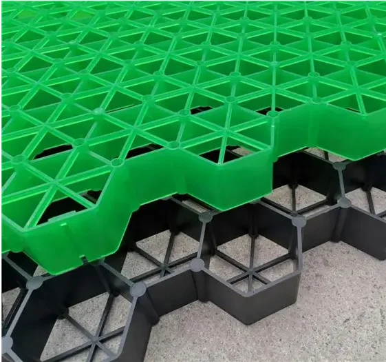 factory wholesale hdpe honeycomb plastic grass paver grid driveway mat grass planting paving grid