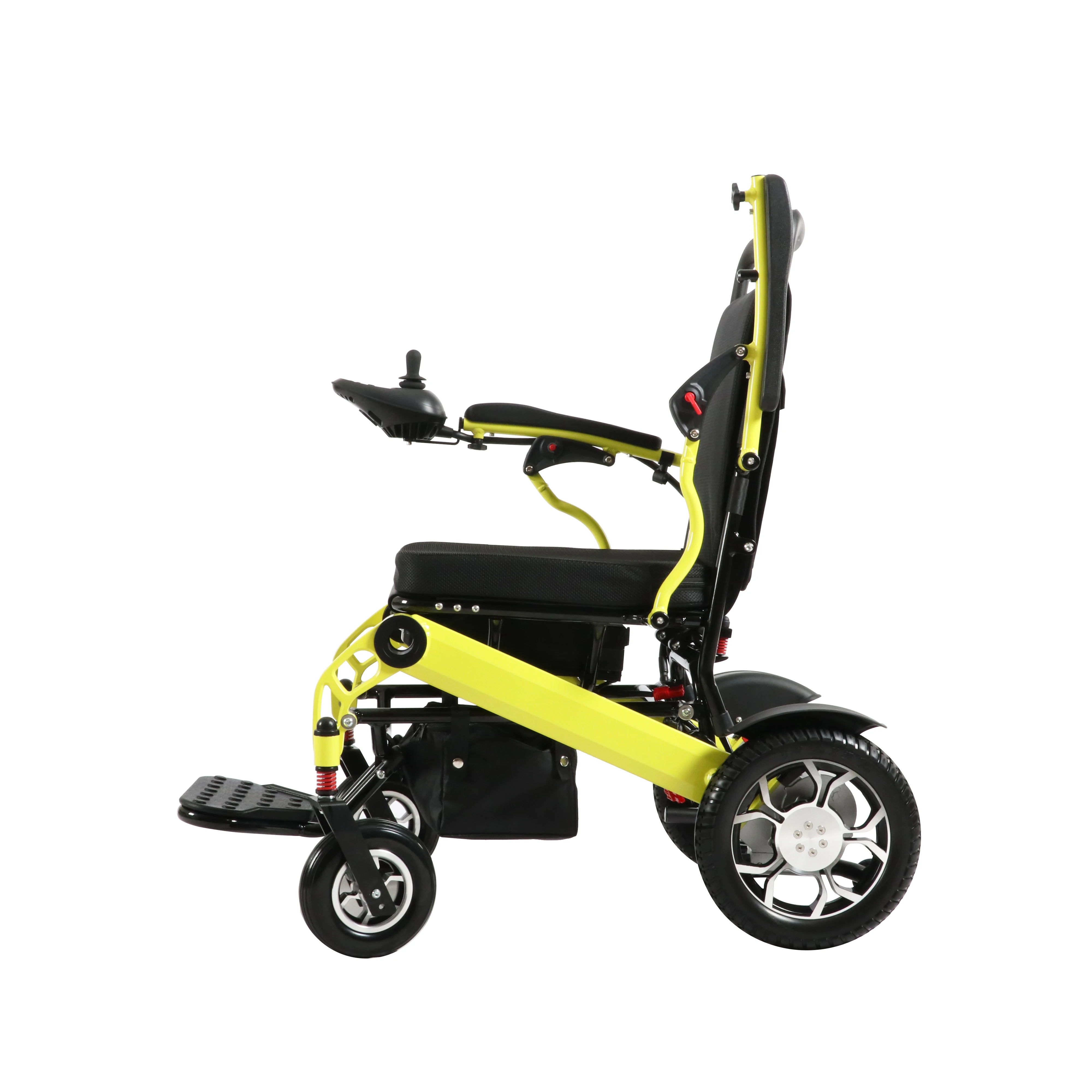 JBH D25 New Released Lightest Lithium Battery Electric Wheel Chair Lightweight Portable Foldable with Long Distance