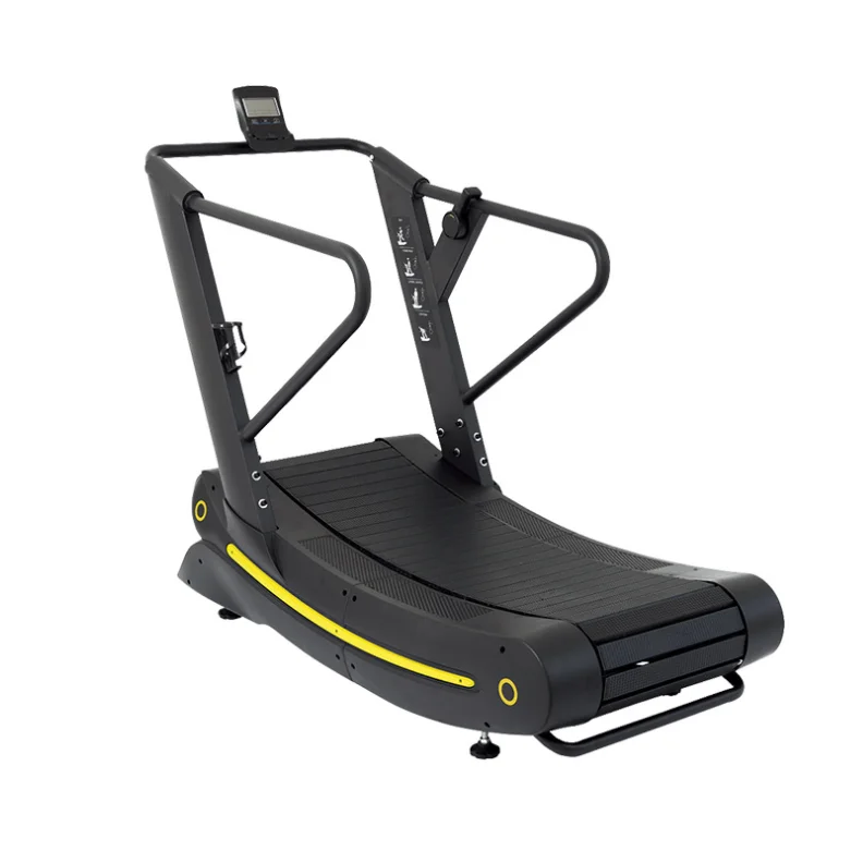 Portable commercial curved manual treadmill air runner walking exercise running machine wireless non motorized treadmill