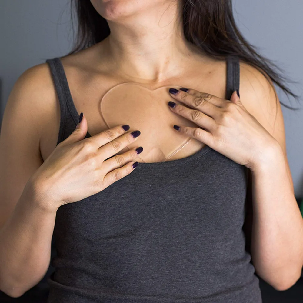 Фирменная Силиконовая накладка на грудь против морщин