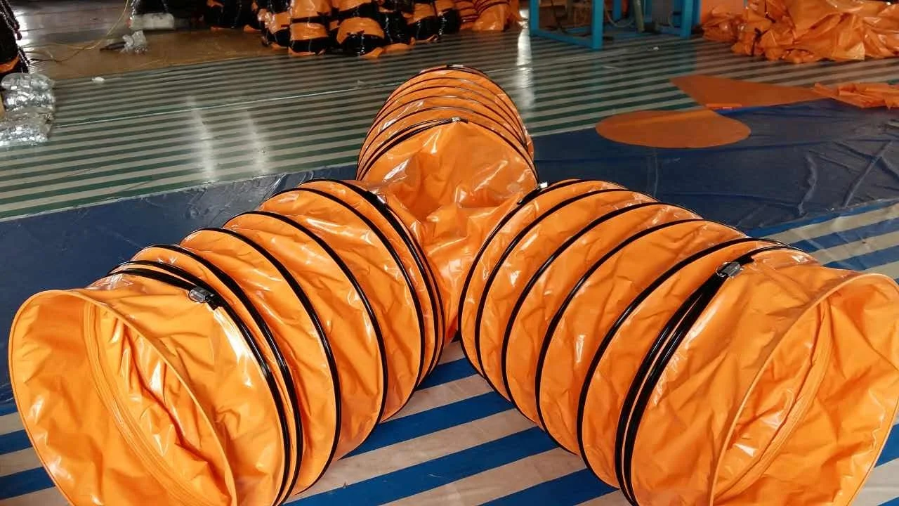 PVC ventilation spiral flexible air ducting hose y type duct hose