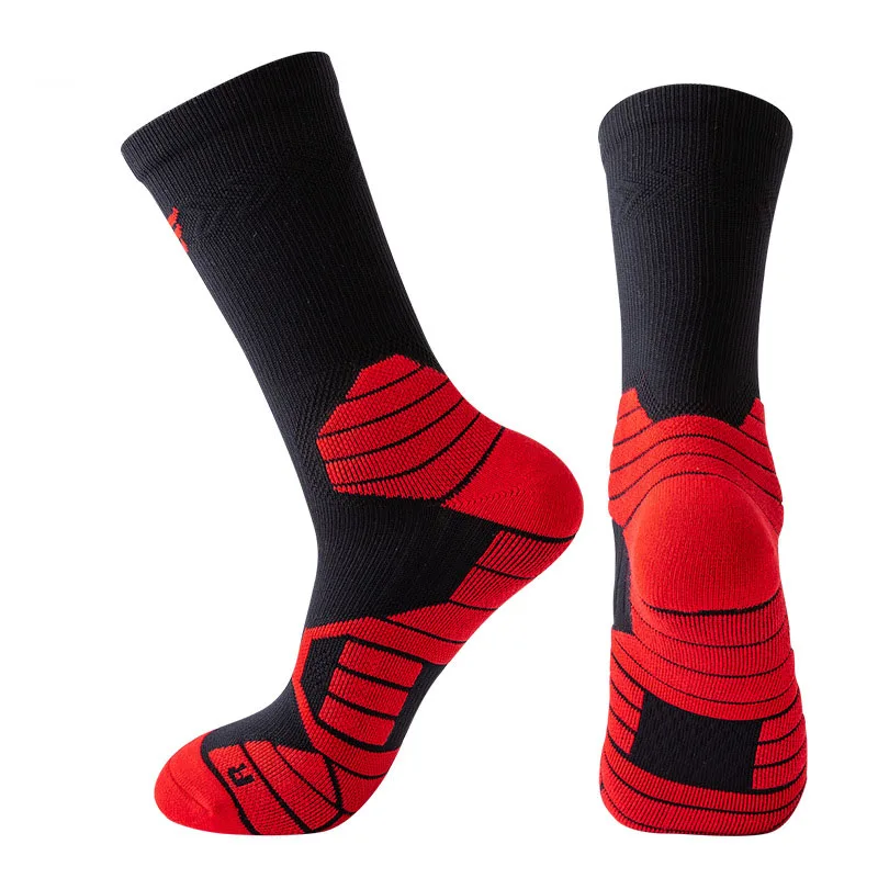wholesale basketball men elite knitted athletic socks sports embroidered custom mens logo oem sport sock basketball socks
