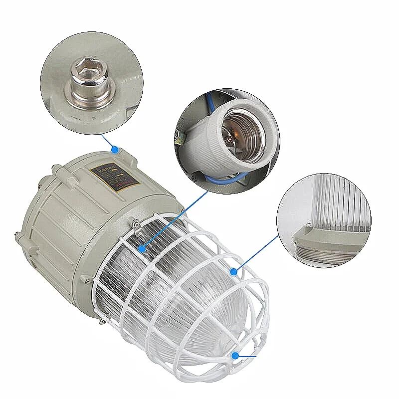 ATEX Flameproof Pole Mounted emergency metal halide sodium lamp Explosion proof Floodlight 100w 120w 250w
