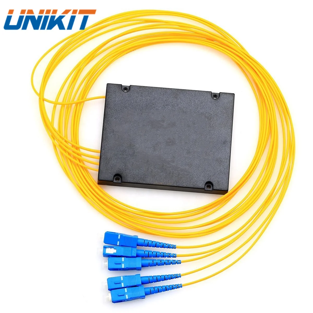 Top Quality GPON OLT ONU 2.0mm Cassette Type ABS Box 1*4 1*8 1*16 Fiber Optic PLC Splitter with SC UPC Connector PLC Splitter