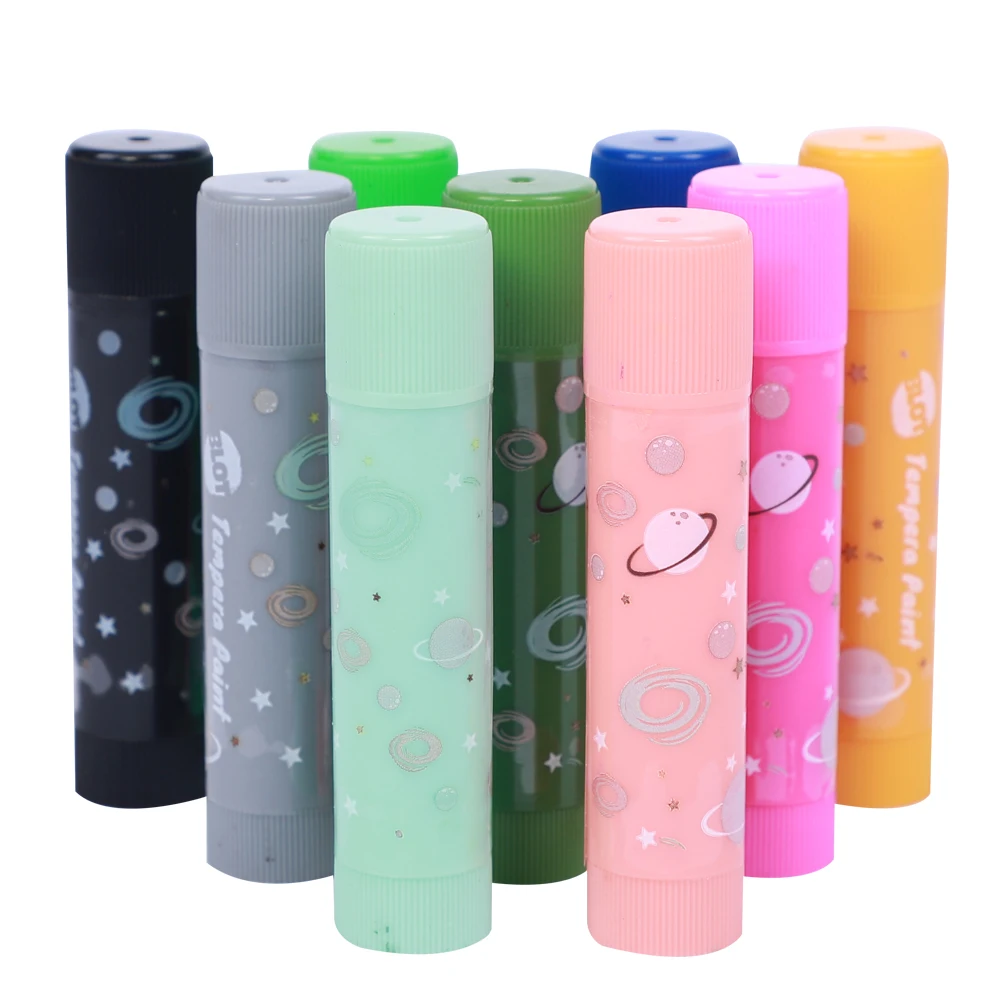 Best Selling Washable Tempera Paint Stick Set,Super Quick Drying Colour Crayon Set For Kids