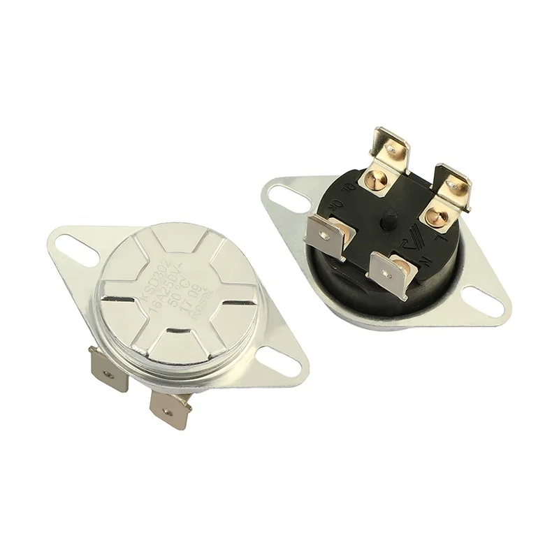 2023 Hot Selling KSD302 Adjustable 250V 10A Thermal Switch Electric Heater Thermal Switch for Household Use