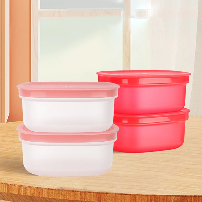 ANJUKE 500ml Kitchen Plastic Bin Box Set Cover Fridge Grains Organizer Food Storage And Container For Keep Your Kitchen Fresh