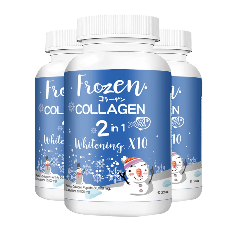 Frozen Collagen Capsules Private Label Pure Frozen Collagen Protein Whitening Skin Capsules