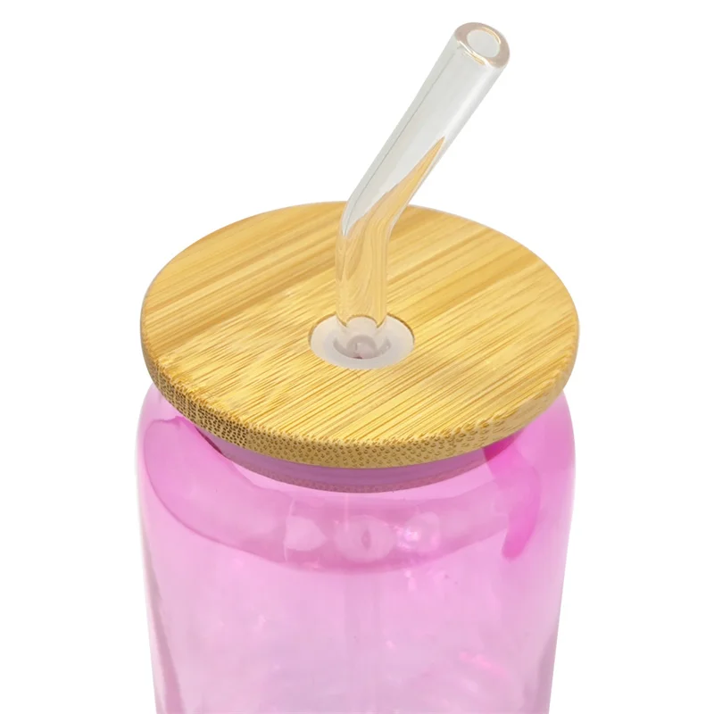 High borosilicate glass Cola glass can cold drink glasses juice glas blank sublimation empty tumbler custom colored