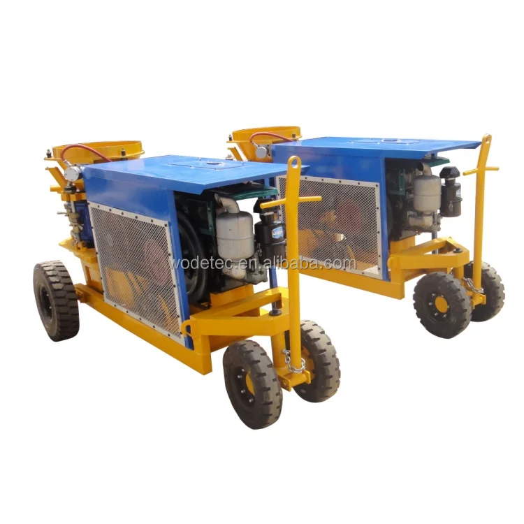 explosion proofing concrete shotcrete Dry Mix Gunite Machine with Lightweight nozzle