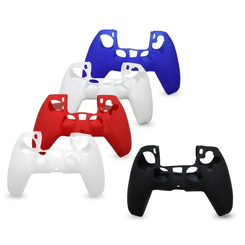 Силиконовый чехол для игровых аксессуаров X BOX One однотонный Красный защитный приставок PS5