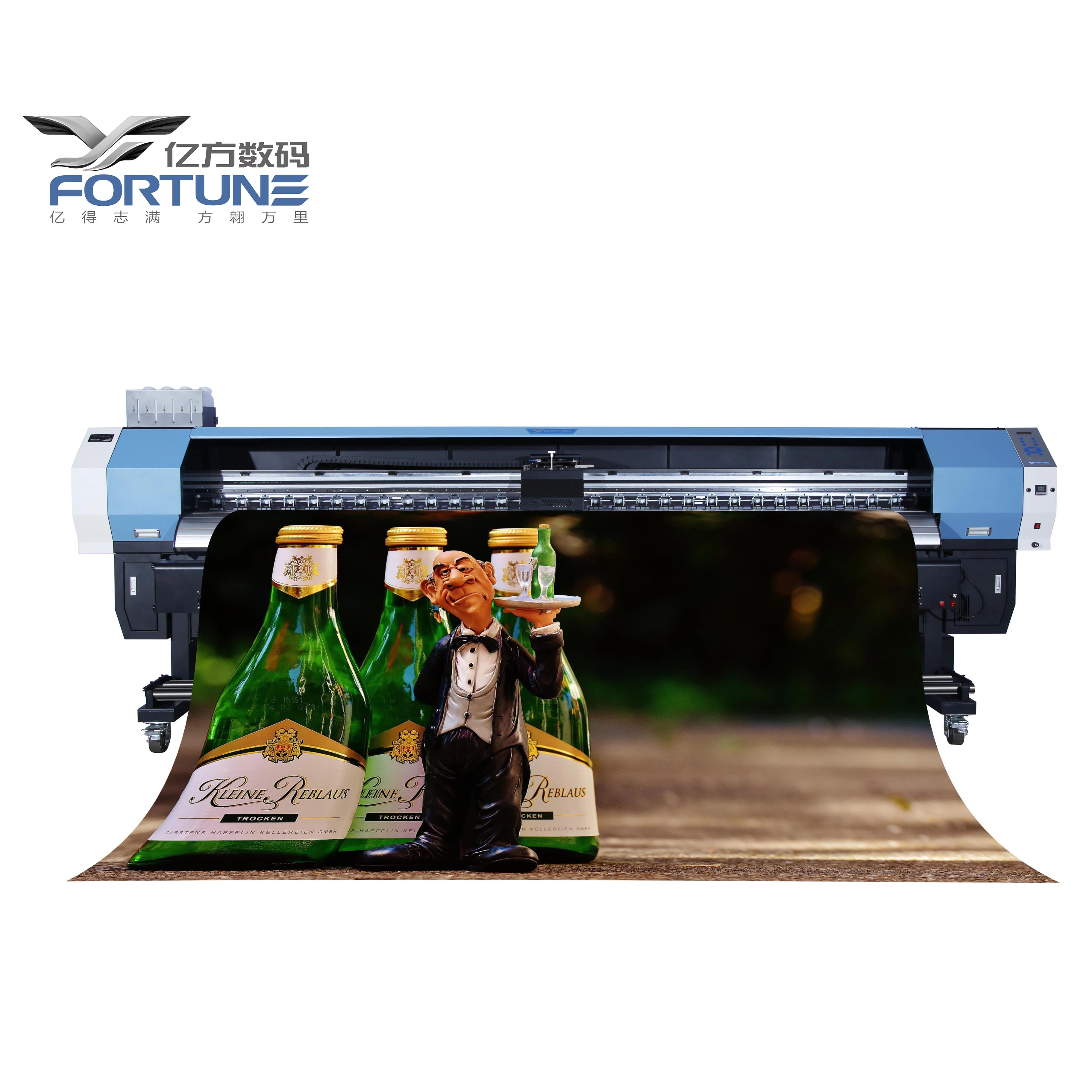 Fortune 3.2m xp600 Printhead Eco Solvent Digital Banner Printing Machine Price