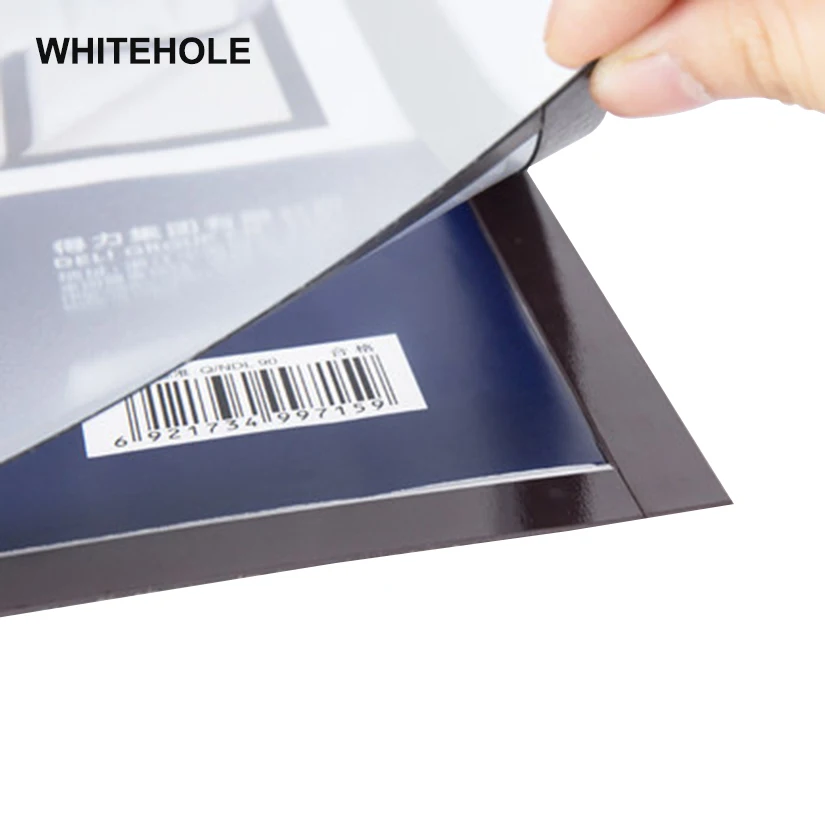 A4 Self-adhesive Magnetic Display Frame  Black Frame Magnetic Closure Adhesive Backing