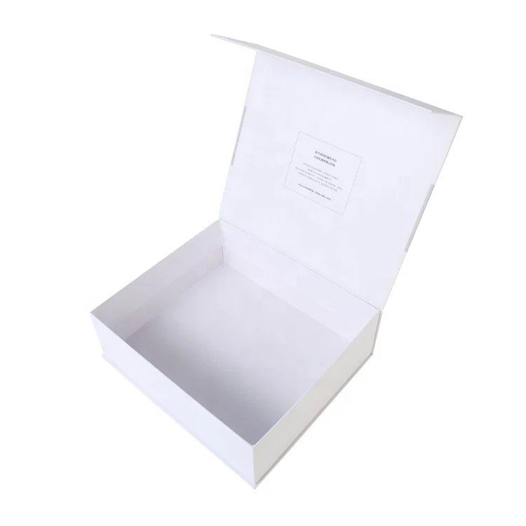 Custom Book Shape Folding Gift Packaging Paper Box Rigid Flip Magnetic Foldable Gift Box For Electric Product