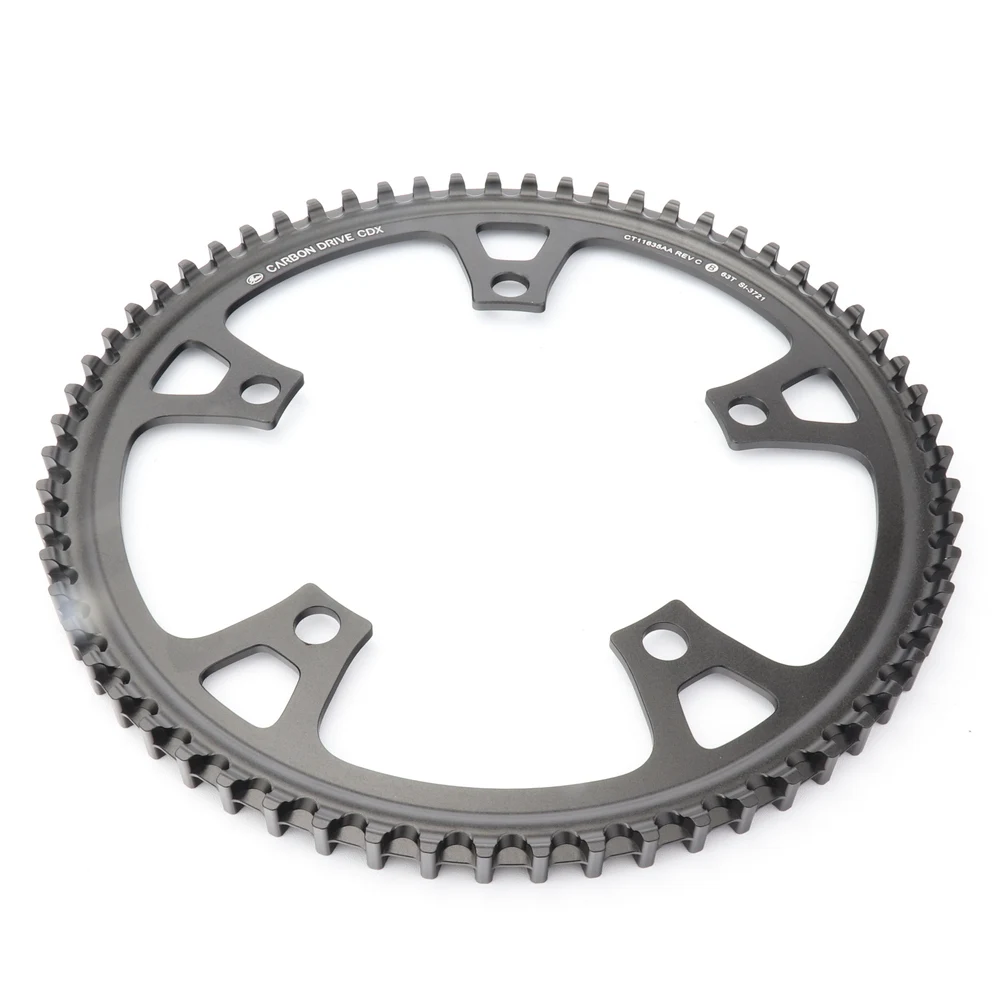 Gates Carbon Drive CDX Bike Front Sprocket Center Track Bicycle Belt Drive Crank Chainring
