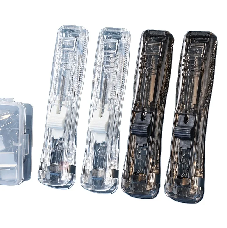 Functional transparent acrylic long tail push clip pp paper clips paper clip
