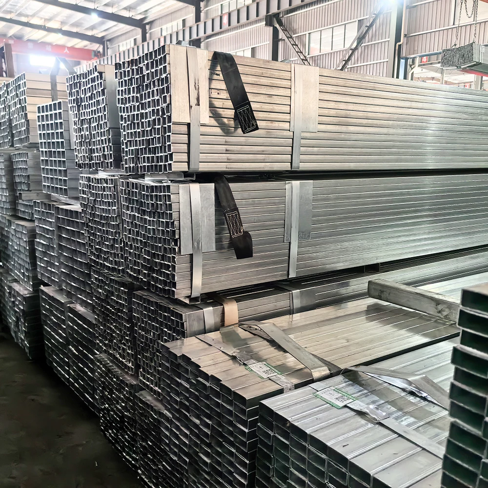 Galvanized Square Pipe Telescoping Tube 14 Gauge 60 X 60 6m 100mm 100mm X 100mm Brackets