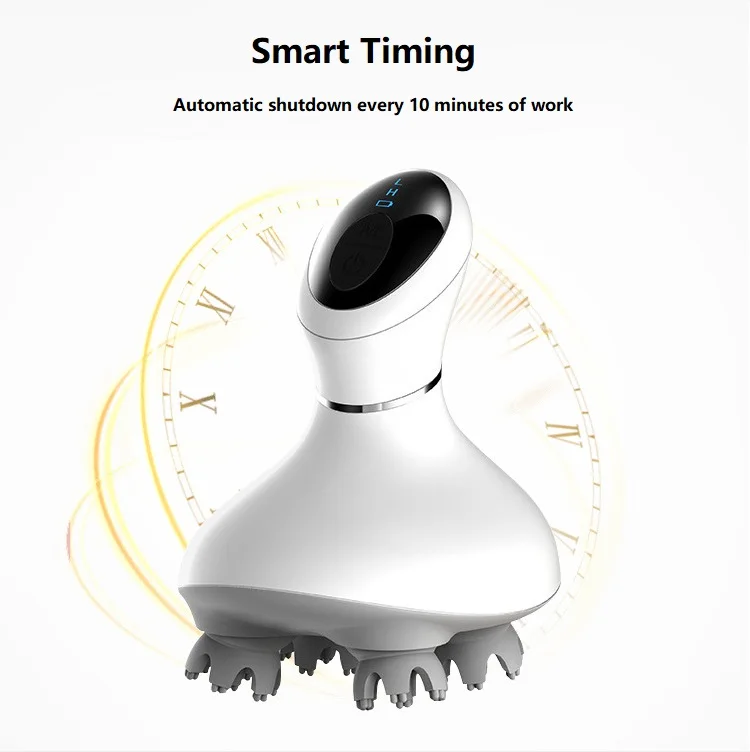 Wireless Cordless Portable Head Massage Brush Anti Hair Loss Sink Water Scalp Massager Electric