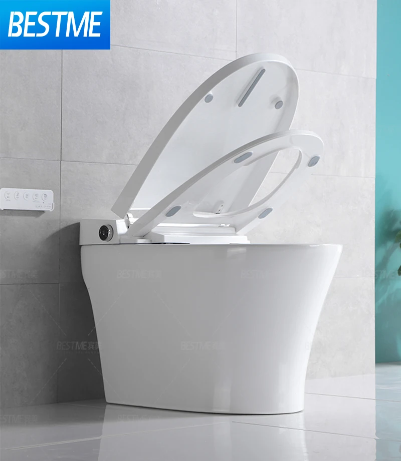 BESTME Bidet Smart Toilet Remote Elongated Automatic Floor Mounted Seat Intelligent Smart Toilet intelligent toilet