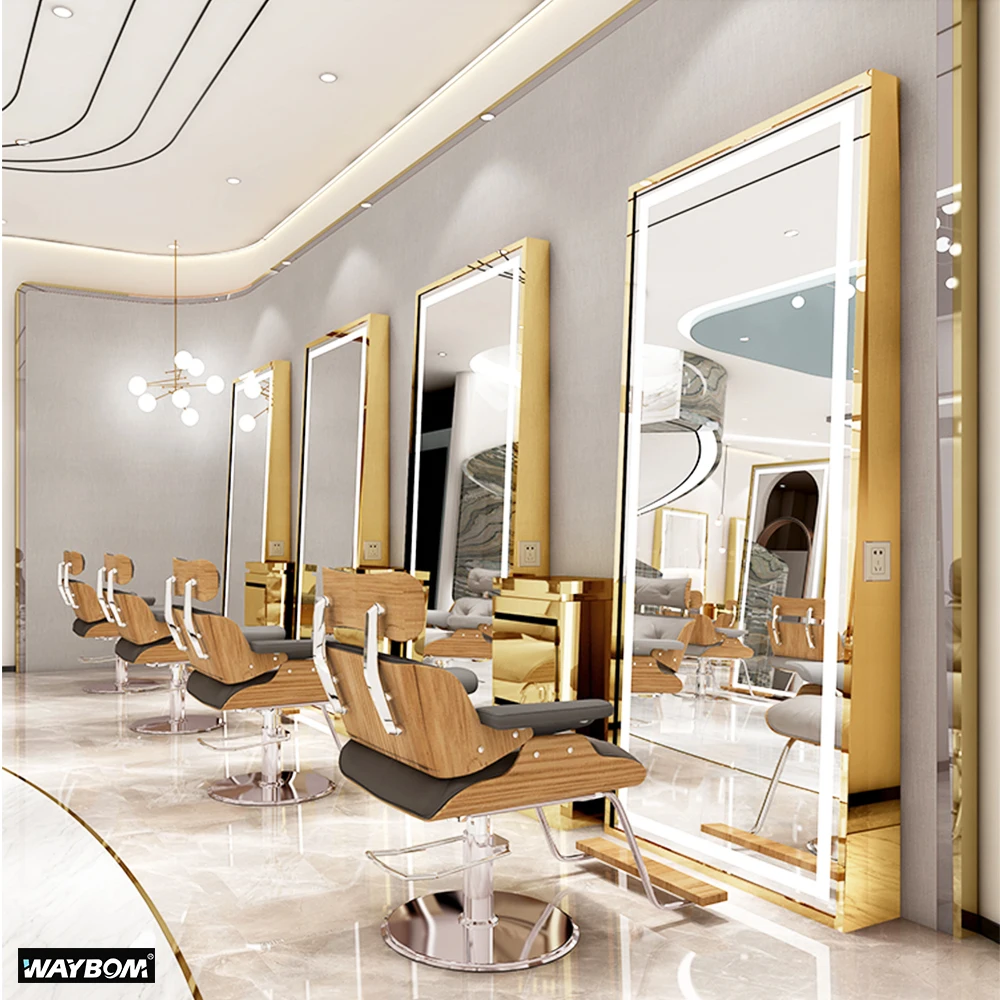 Barber Station Hair Salon Equipment Set Other Salon Furniture Beauty Salon Furniture Barber Mirror