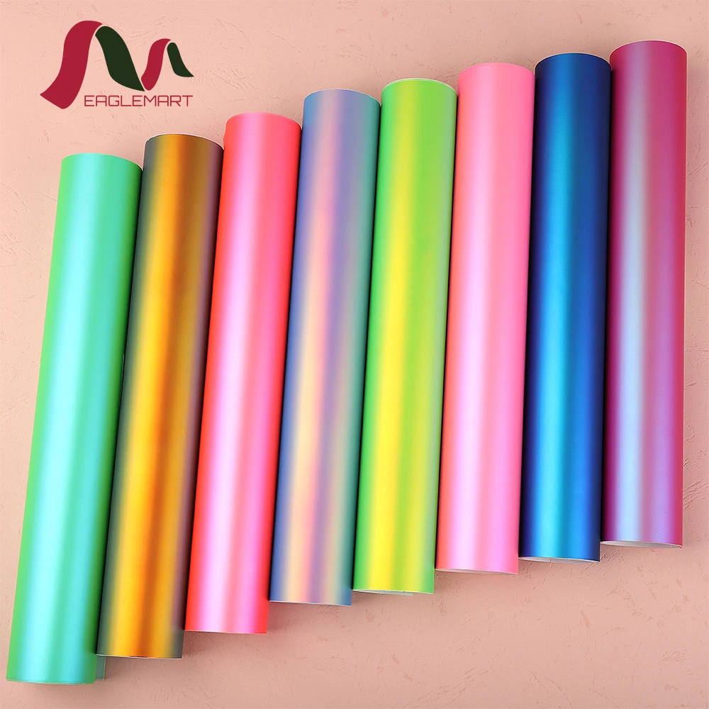 New Product Pearl Rainbow Self Adhesive Sticker Vinyl Roll Permanent Adhesive Craft Vinyl for Cricut Cutter