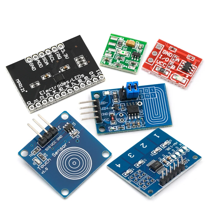 TTP223 12V 1-Channel Touch Relay Module Capacitive Touch Key Switch Sensor Self-Locking/No-Locking HTTM Touch Button