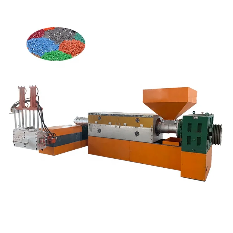  HDPE LDPE Пластиковые Гранулы машина PE пленка переработанный черный pp пластиковый гранулятор для