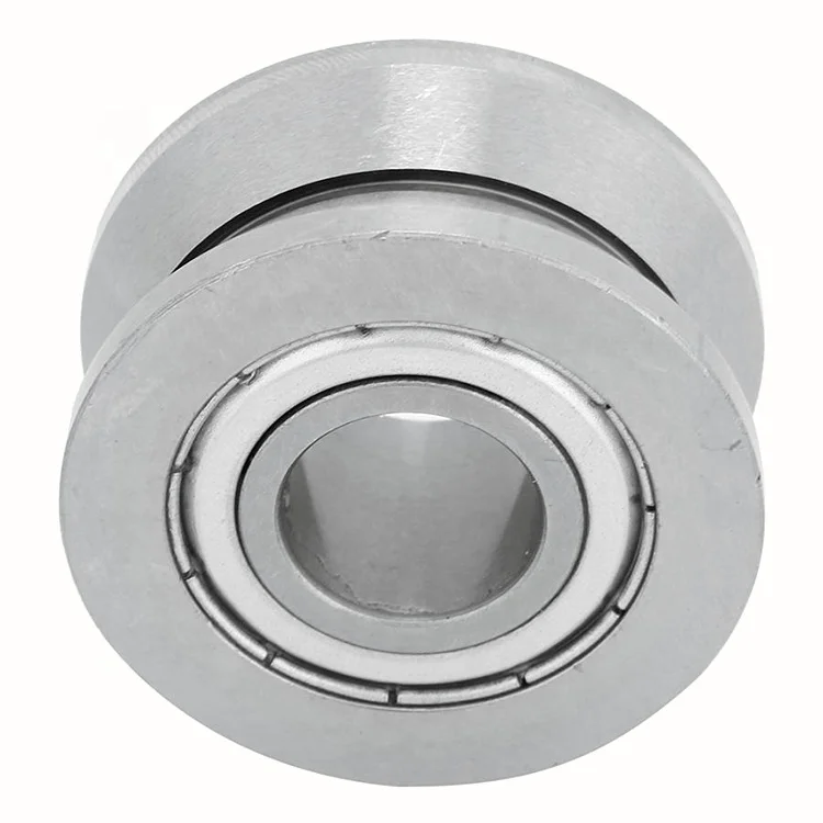 
LV 201-14 ZZ LV 5201-14 12*40*20mm V Groove Double Row Ball Guide Roller Track Roller Bearing 