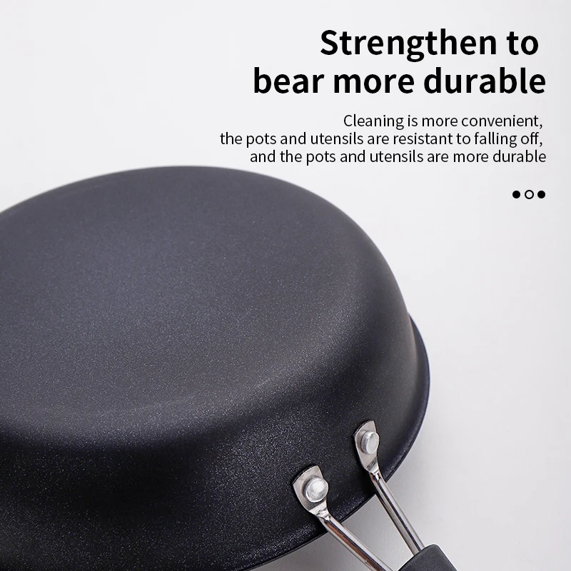 Набор кухонной посуды большого размера антипригарная сковорода без масла чугунная посуда с крышкой для дома и